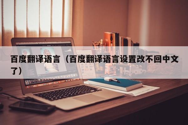 百度翻译语言（百度翻译语言设置改不回中文了）