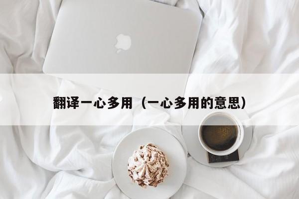 翻译一心多用（一心多用的意思）