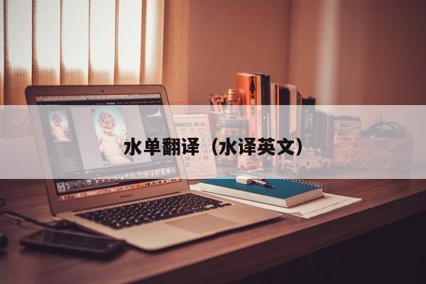 水单翻译（水译英文）