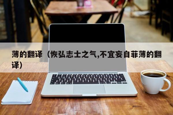薄的翻译（恢弘志士之气,不宜妄自菲薄的翻译）